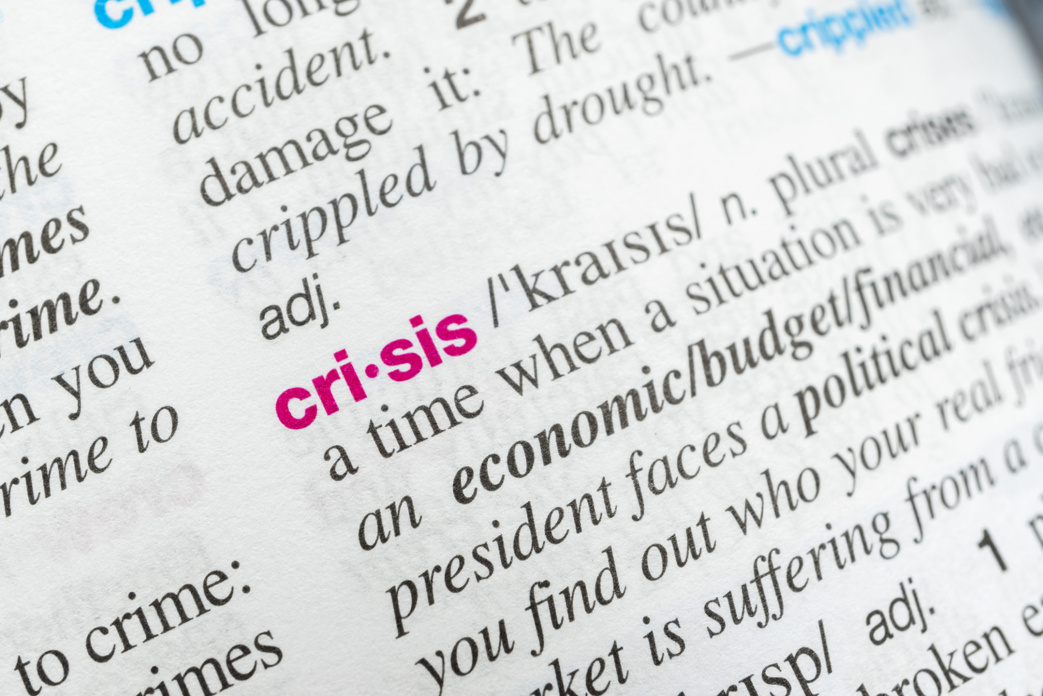Dictionary Meanings of the Economic Crisis Dictionary Meanings of the Economic Crisis